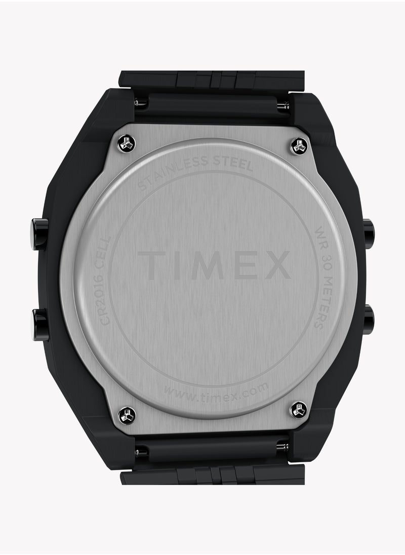 Timex Men's Black Stainless Steel Watch | Model TW2W91600