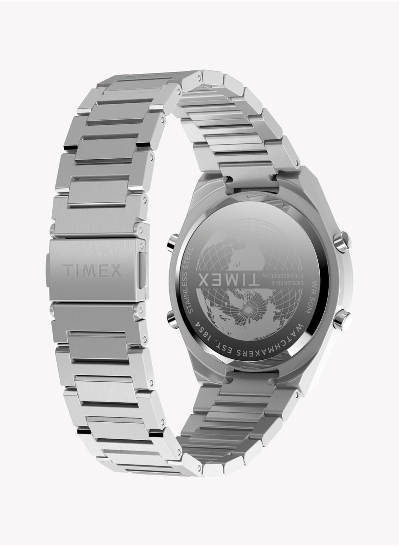 TIMEX Men's Stainless Steel, Silver Watch | TW2Y09800
