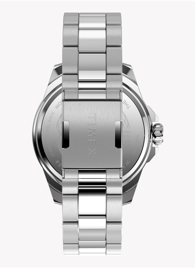 TIMEX Men's Silver Stainless Steel Watch | TW2W92700
