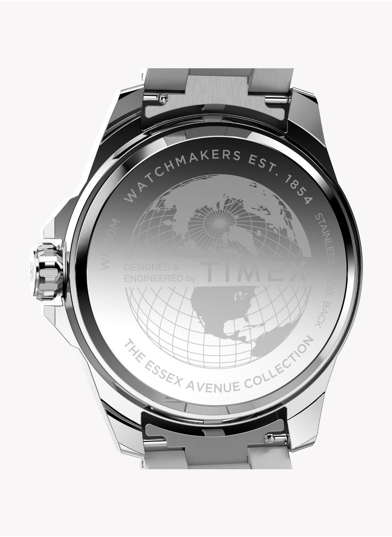 TIMEX Men's Silver Stainless Steel Watch | TW2W92700