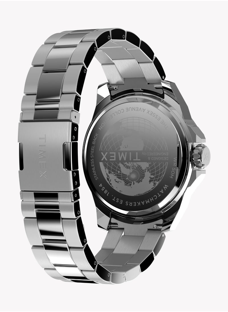 TIMEX Men's Silver Stainless Steel Watch | TW2W92700