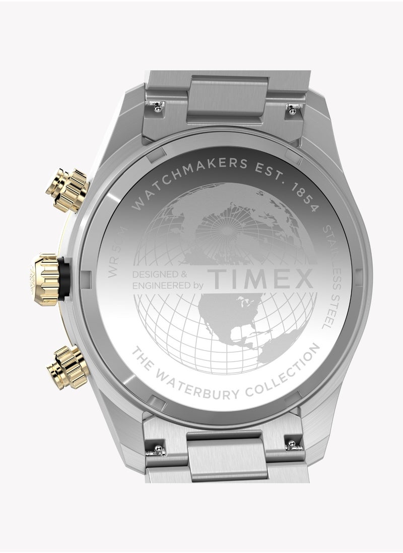 Timex Men's Silver Stainless Steel Watch | TW2Y24000