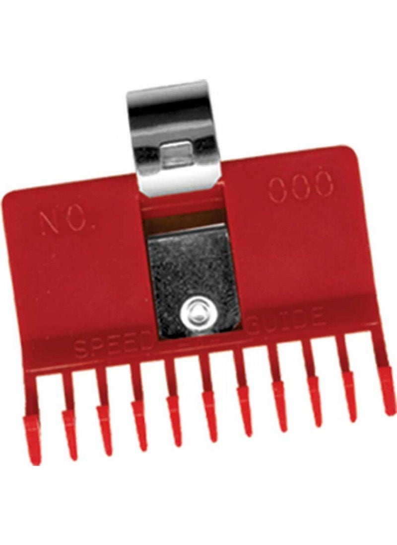 Speed-O-Guide SPG0132 Clipper Comb, Red
