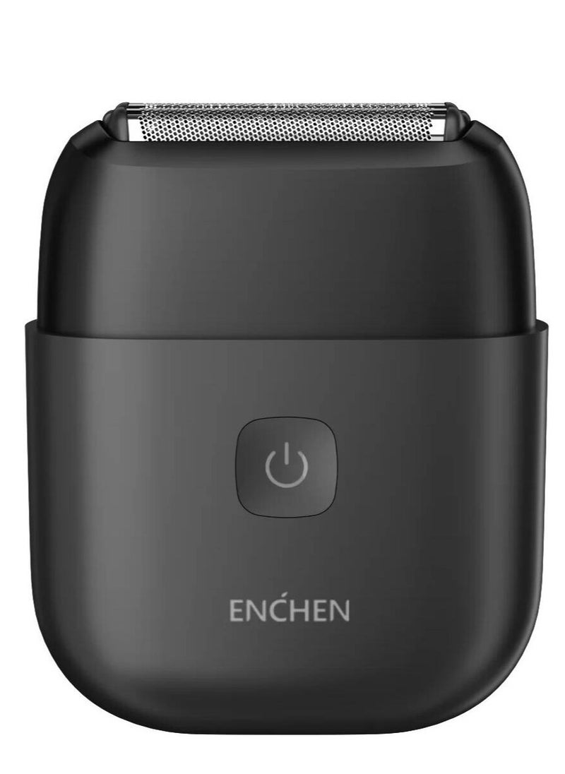 Enchen MS002 Foil Shaver, 3 Flexible Blades, 8500 RPM, 60mins Working Time, IPX7 Waterproof, Smart Travel Lock, 600mAh Battery, Type-C Charging Interface, Black | MS002
