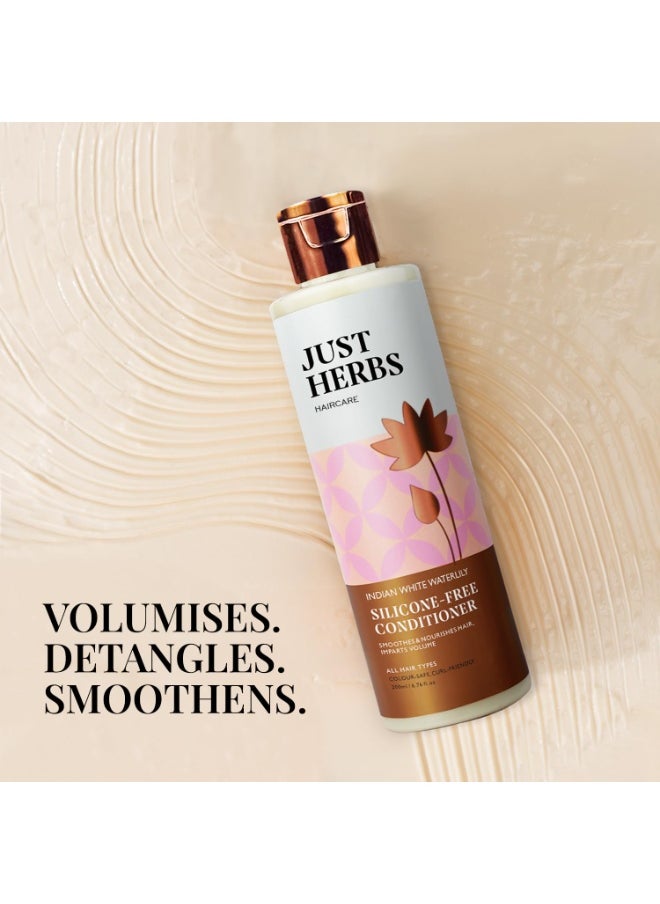 Kumuda Indian White Water Lily Conditioner For All Type Of Hair, 200 Ml (Parabens And Sls Free), 1 Count