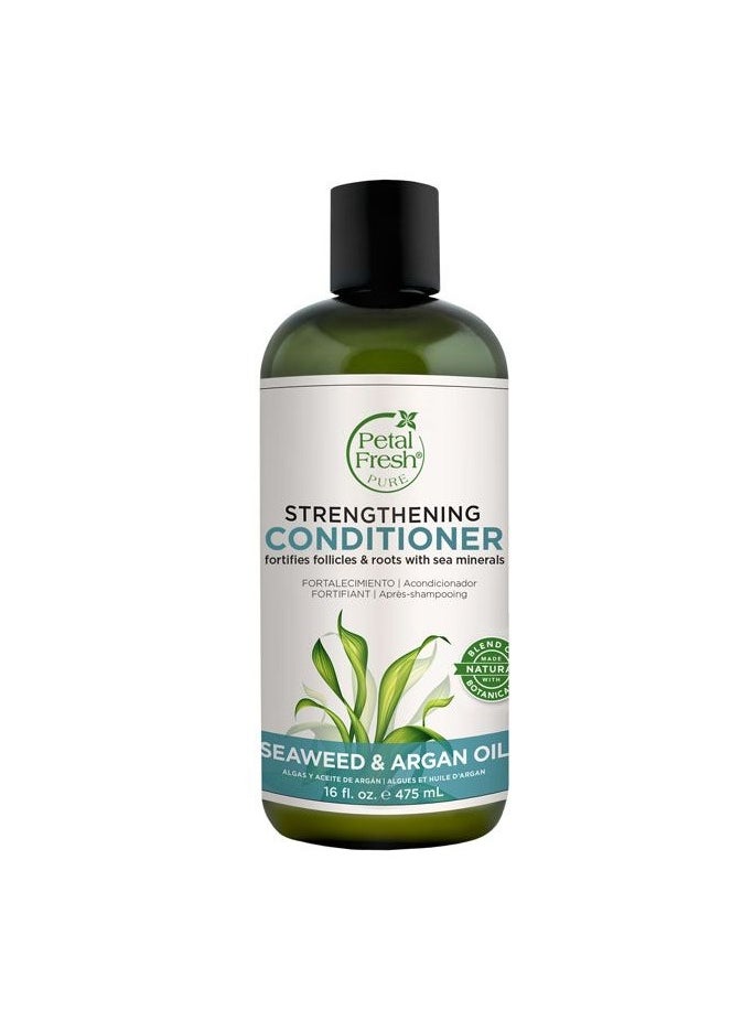 Seaweeds and Argan Oil Strengthening Conditioner Fortified Follicles and Roots with Sea Minerals 475ml