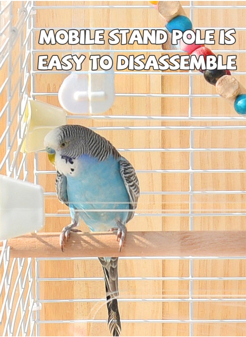 Large Transparent Bird Cage Parrot Cage Bird House Villa Large Space Viewing Cage