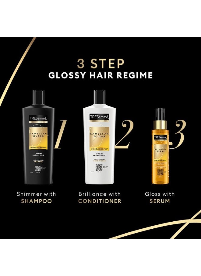Gloss Ultimate Ultra Shine Hair Serum 100ml with Macadamia Oil & Vitamin E, for Super shiny Finish