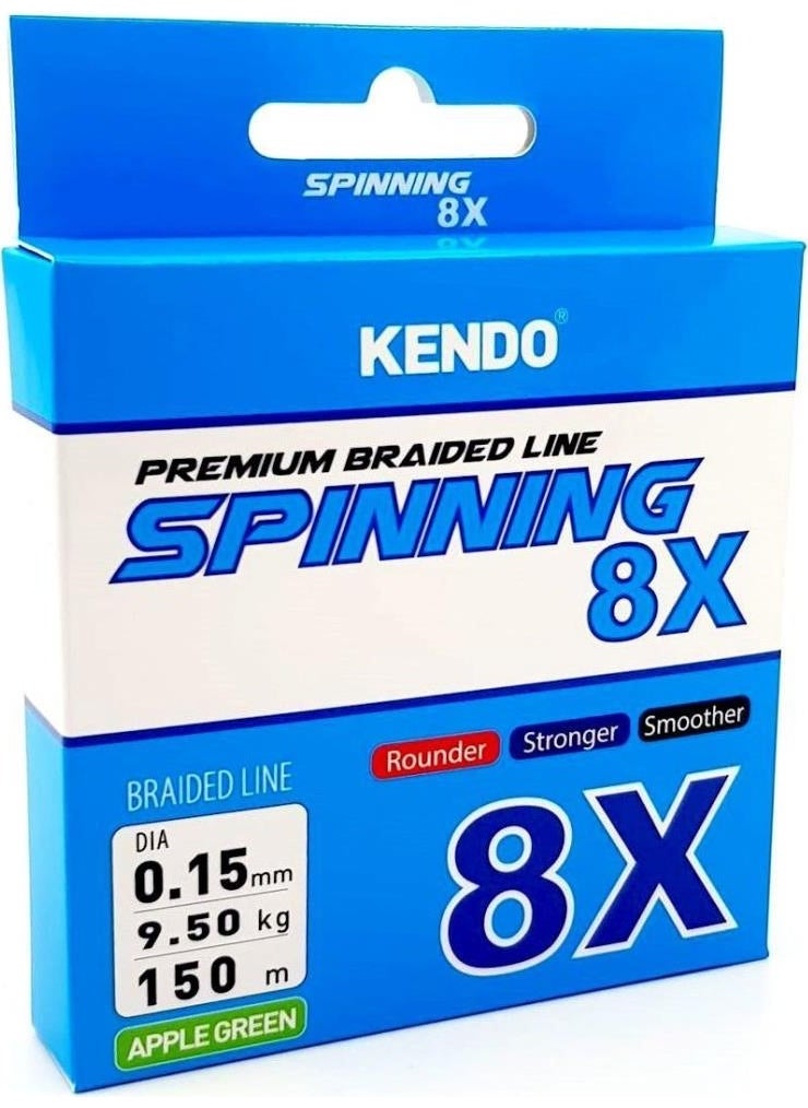 Spinning 8x Fighting 150 mt 0.15 mm