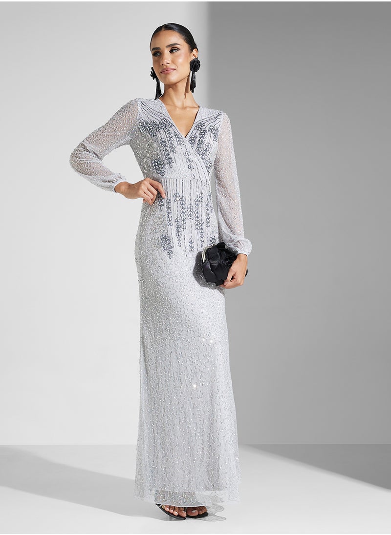 Beaded Evening Dress