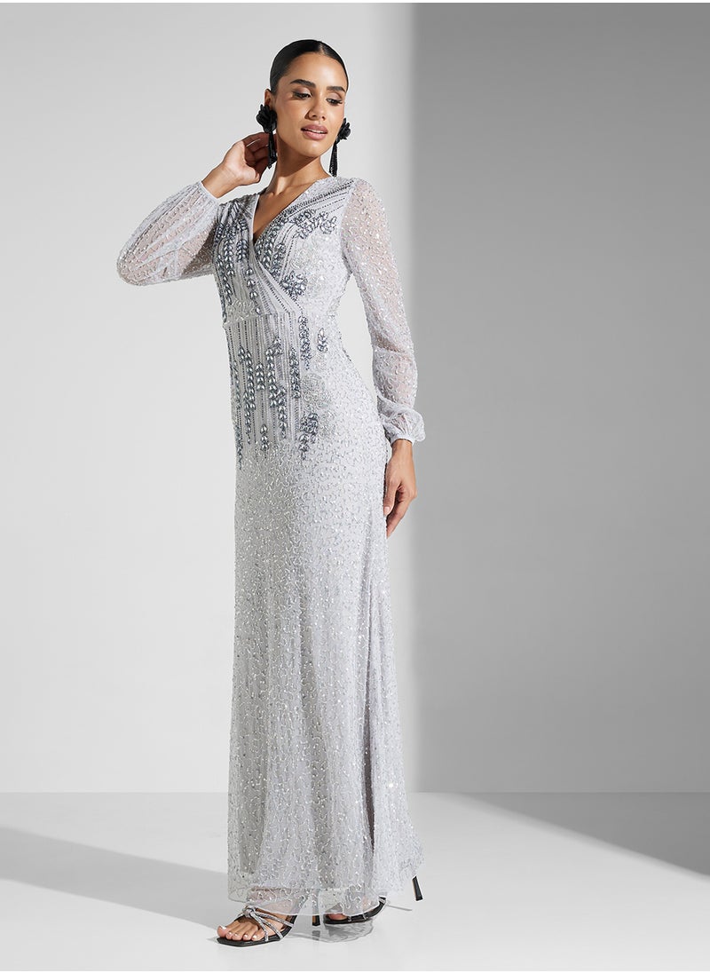 Beaded Evening Dress