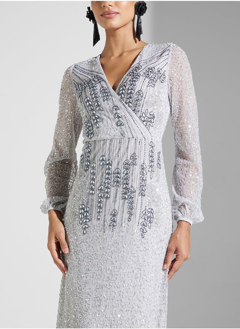 Beaded Evening Dress