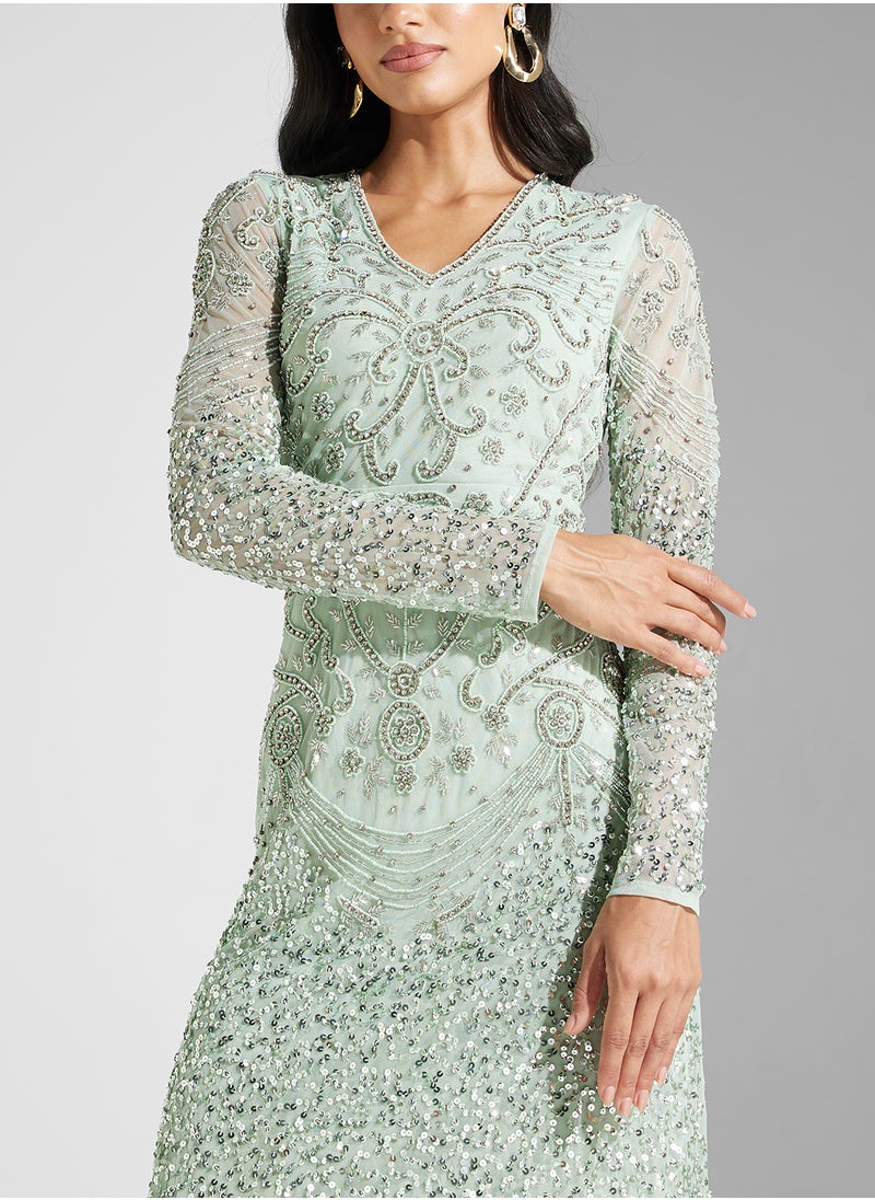 Sequin Embellished Dress