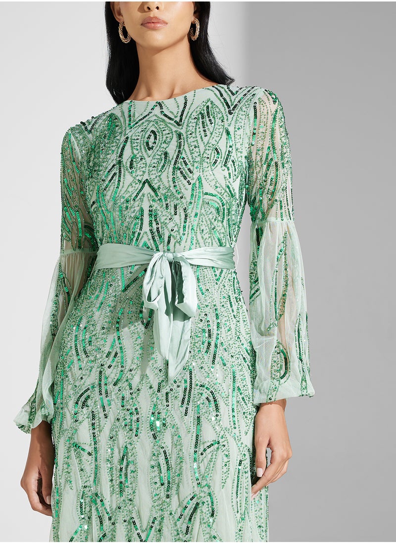 Sequin Embellished Dress
