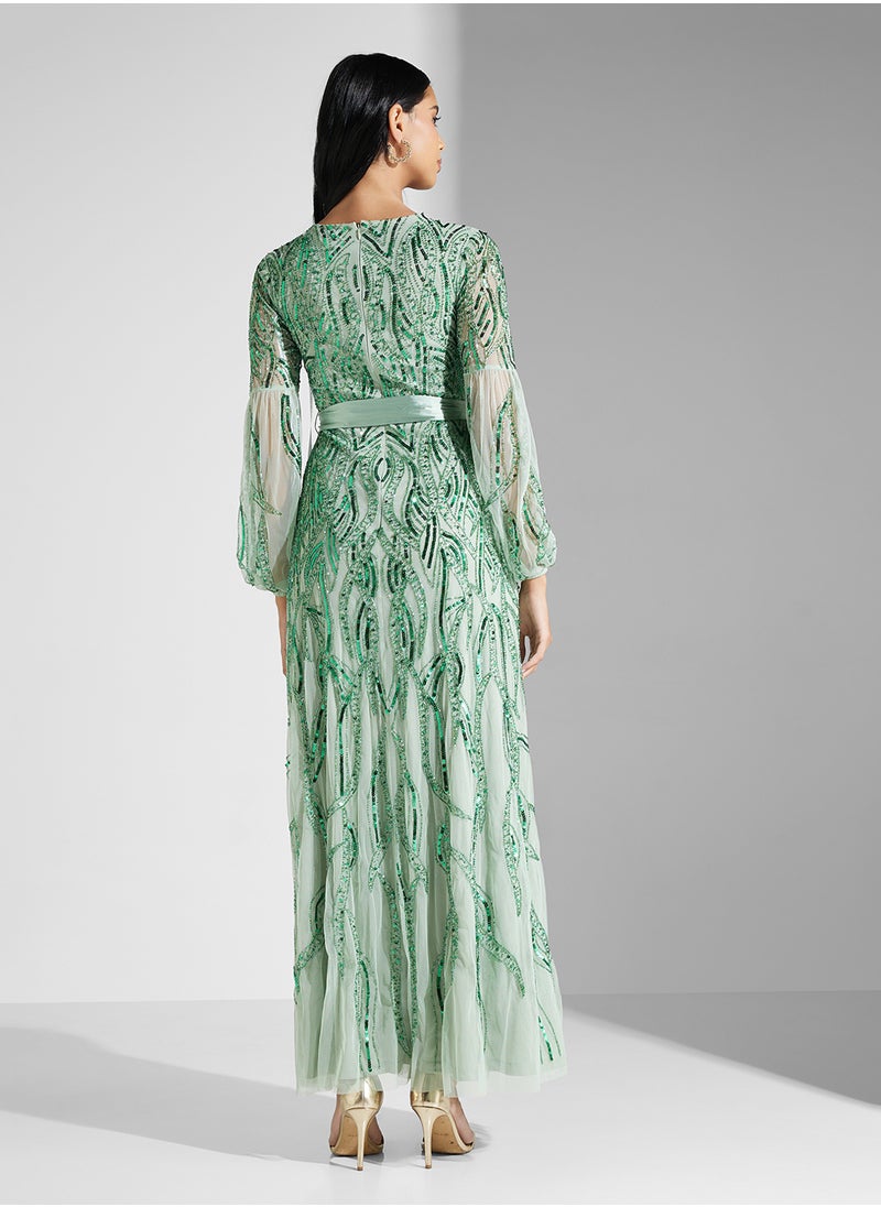 Sequin Embellished Dress