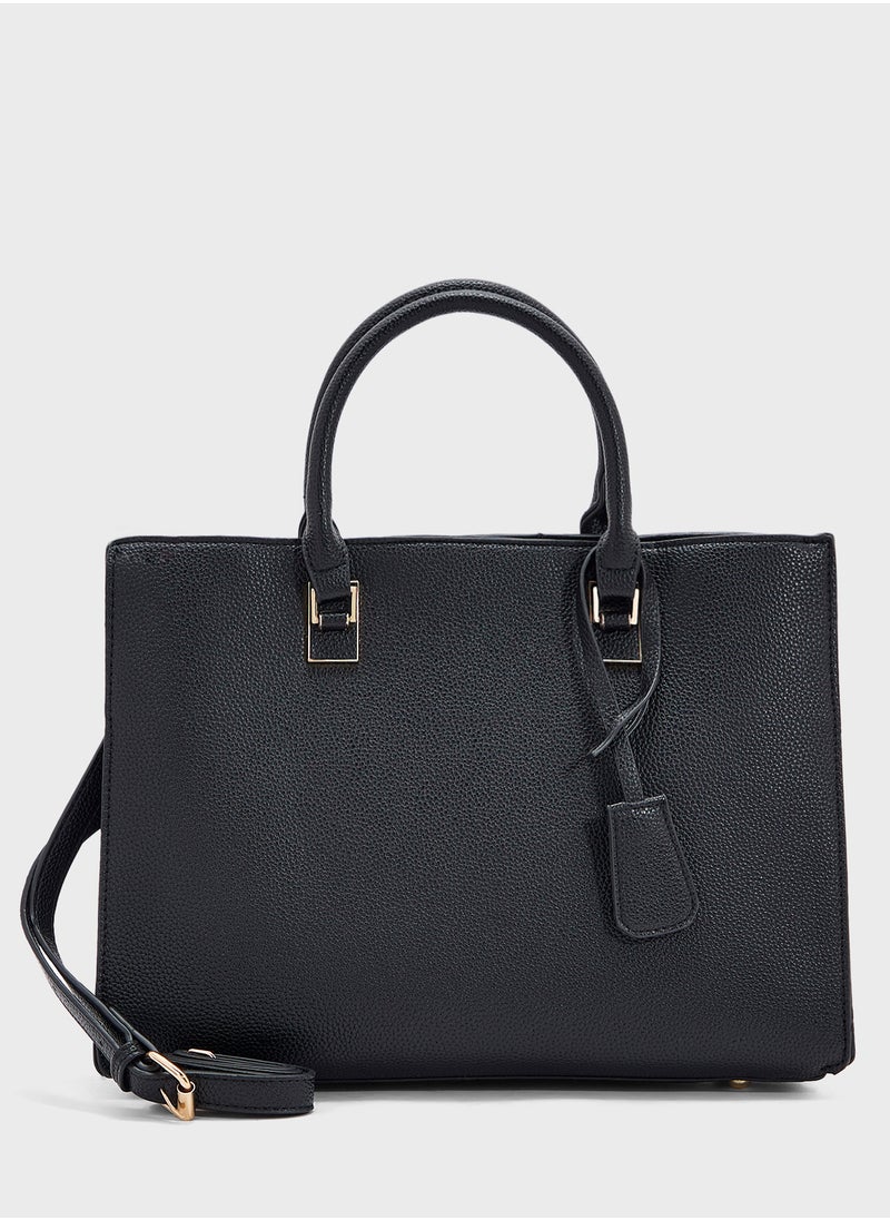 Flower Charm Tote Bag