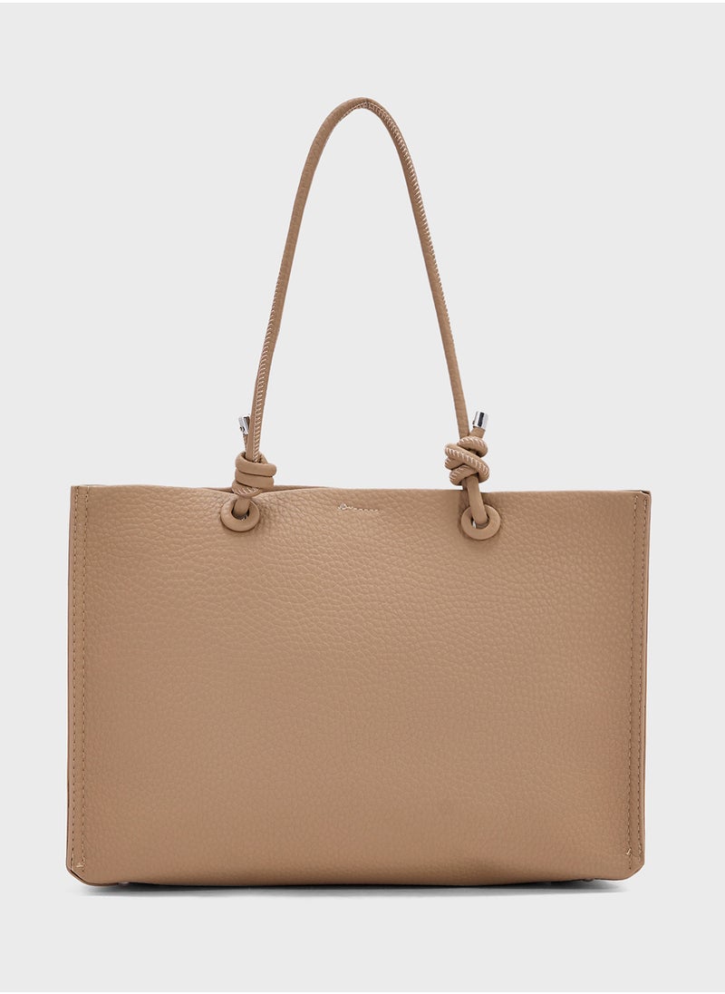 Knot Detail Large Tote Bag