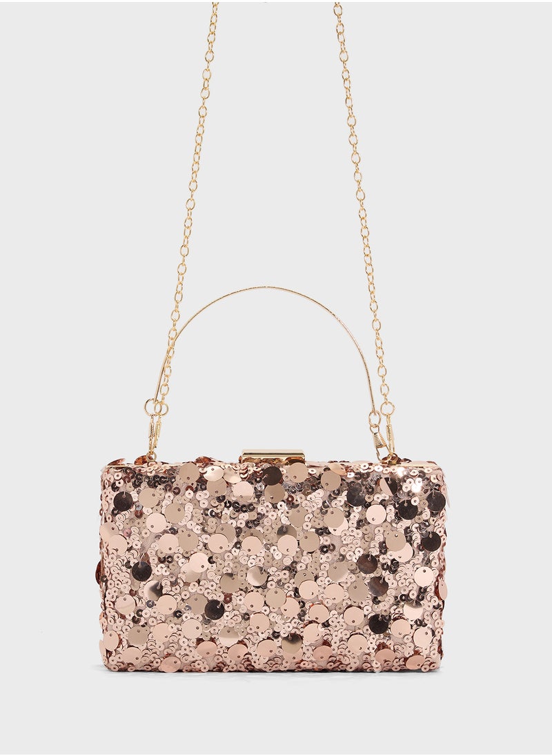 Sequined Clutch Bag