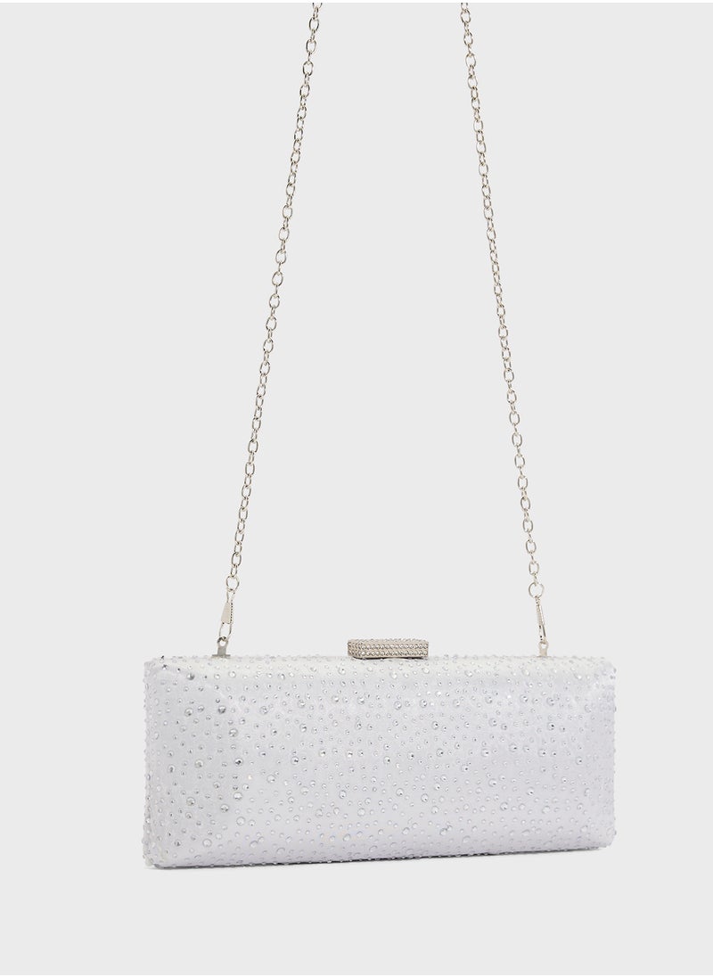 Diamante Clutch Bag