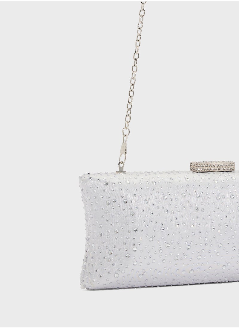 Diamante Clutch Bag