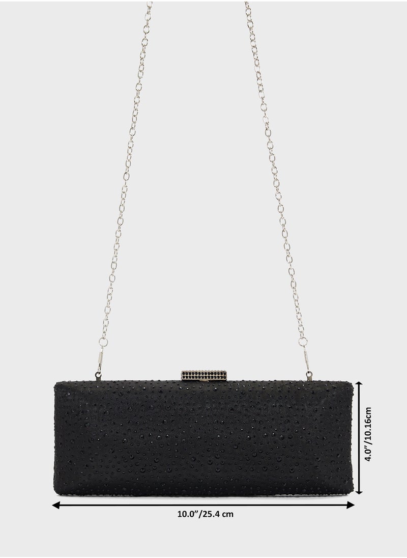 Diamante Clutch Bag