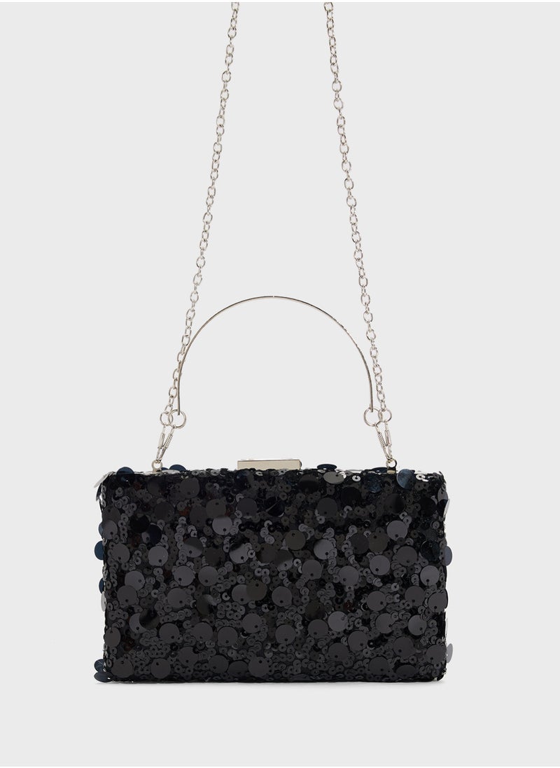Sequined Clutch Bag