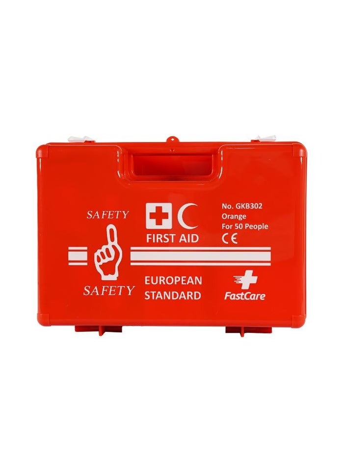 ABS FIRST AID BOX FOR 50 PEOPLE EUROPEAN STANDARD