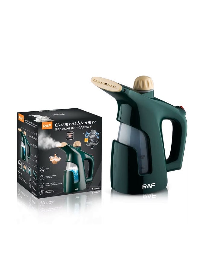 RAF 800W Handheld Garment Steamer – Portable Fabric Steamer with 200ml Water Tank, Continuous Steam & Fast Heat-Up for Clothes, Travel & Home Use