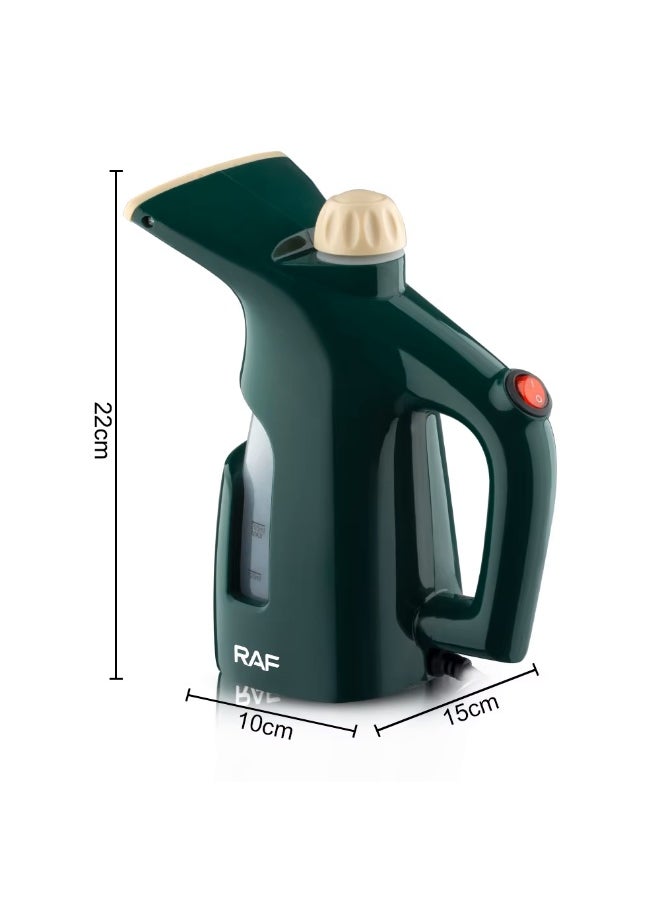 RAF 800W Handheld Garment Steamer – Portable Fabric Steamer with 200ml Water Tank, Continuous Steam & Fast Heat-Up for Clothes, Travel & Home Use