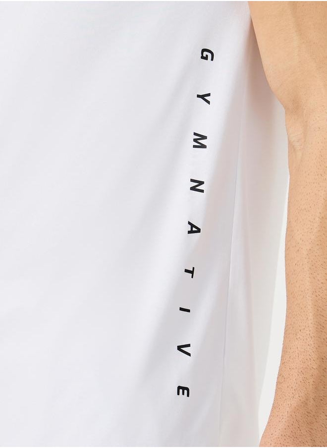 Texture Regular Fit Training T-Shirt and Shorts set
