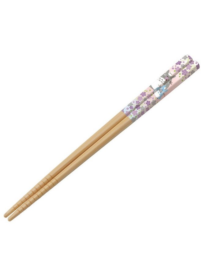 My Neighbor Totoro Bamboo Chopstick -Anti-Slip Grip for Ease of Use - Authentic Japanese Design - Flowers