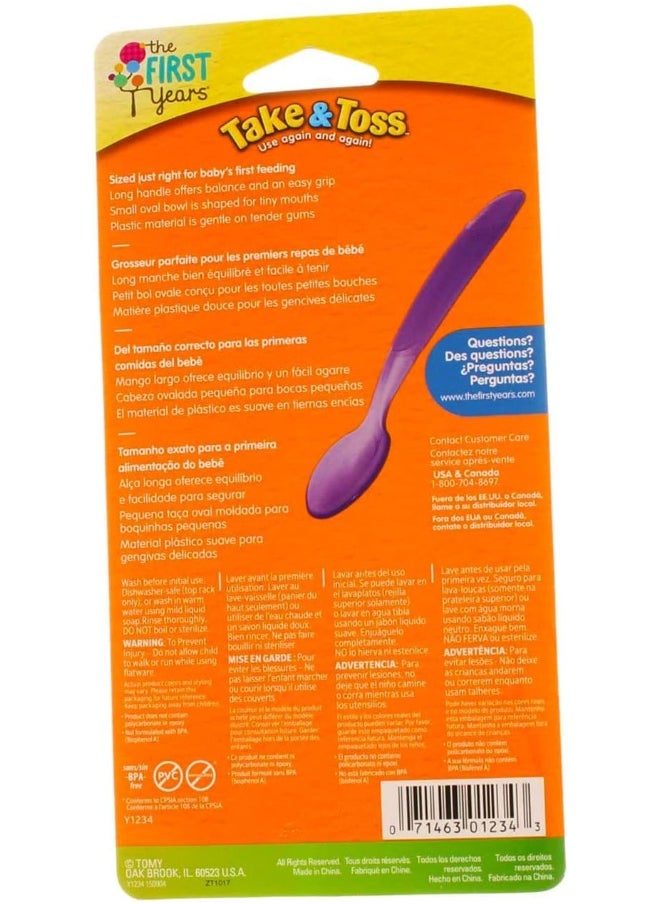 The First Years 1234 Take & Toss Infant Spoon