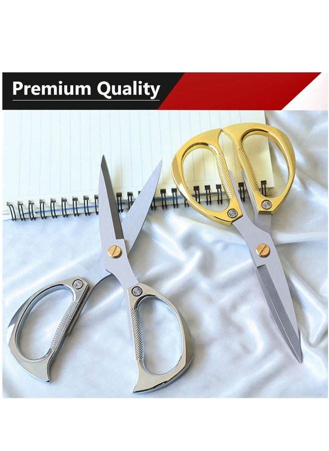 Heavy Duty Stainless Steel Kitchen Scissors Multi-Purpose Non Slip Sharp Shears for Chicken Fish Meat Herbs Ideal for Cooking and Food Preparation