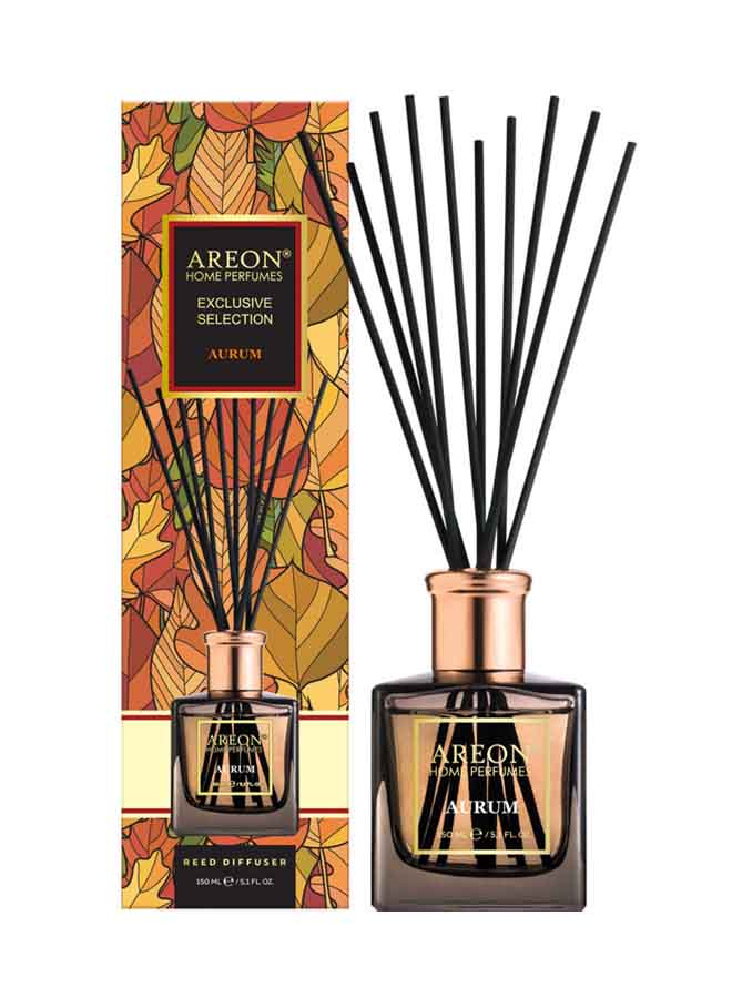 Premium Home Perfume Reed Diffuser - Aurum Black 150ml