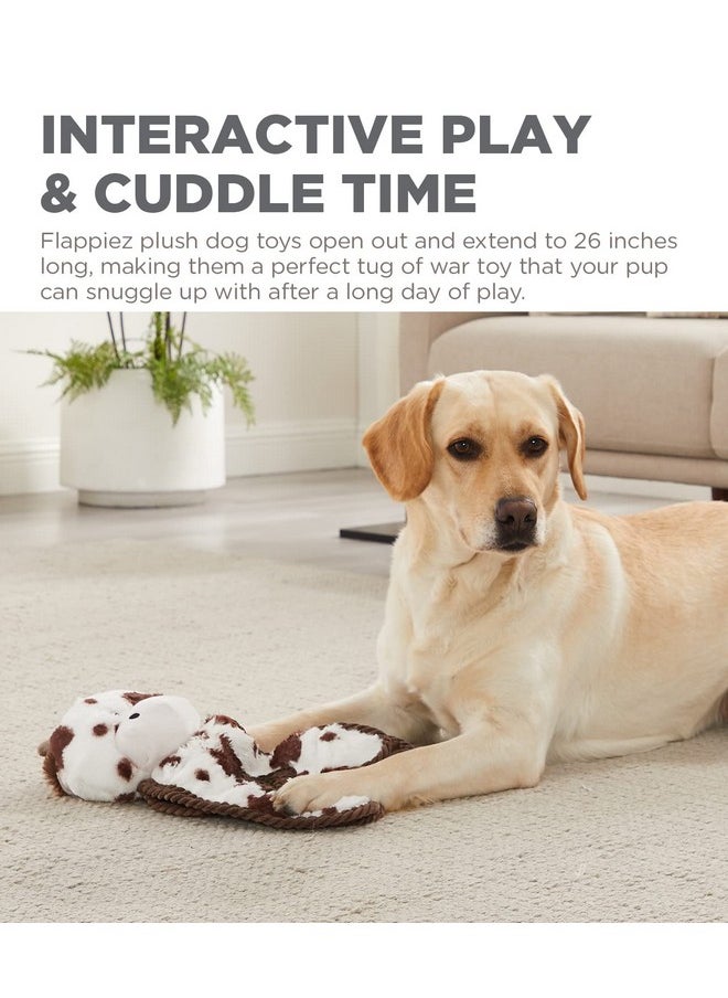 Outward Hound Cuddle Tugs Cow Plush Squeaky Dog Toy