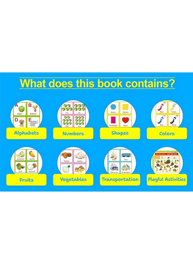 Kiddale Pack of 2 Musical Interactive Children Sound Books: ABC, 123 Learning & Trip to Zoo|Ideal Gift for 3+ Years Baby|E Learning Book|Smart Intelligent Activity Books|Nursery Rhymes|Talking Book