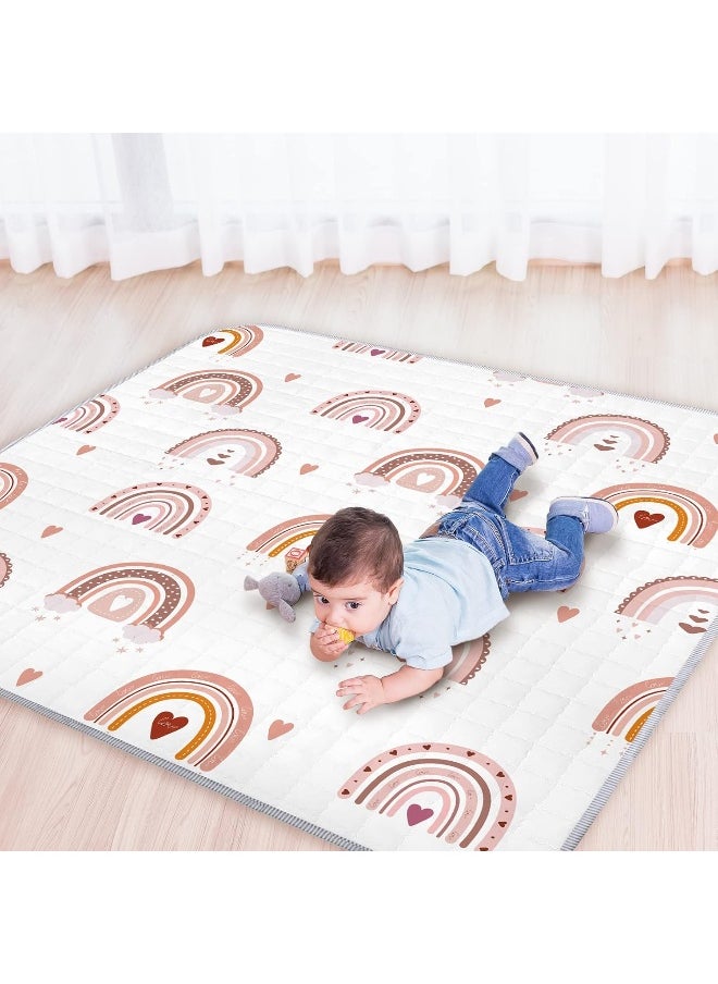 Funtery Boho Rainbow Portable Baby Play Mat
