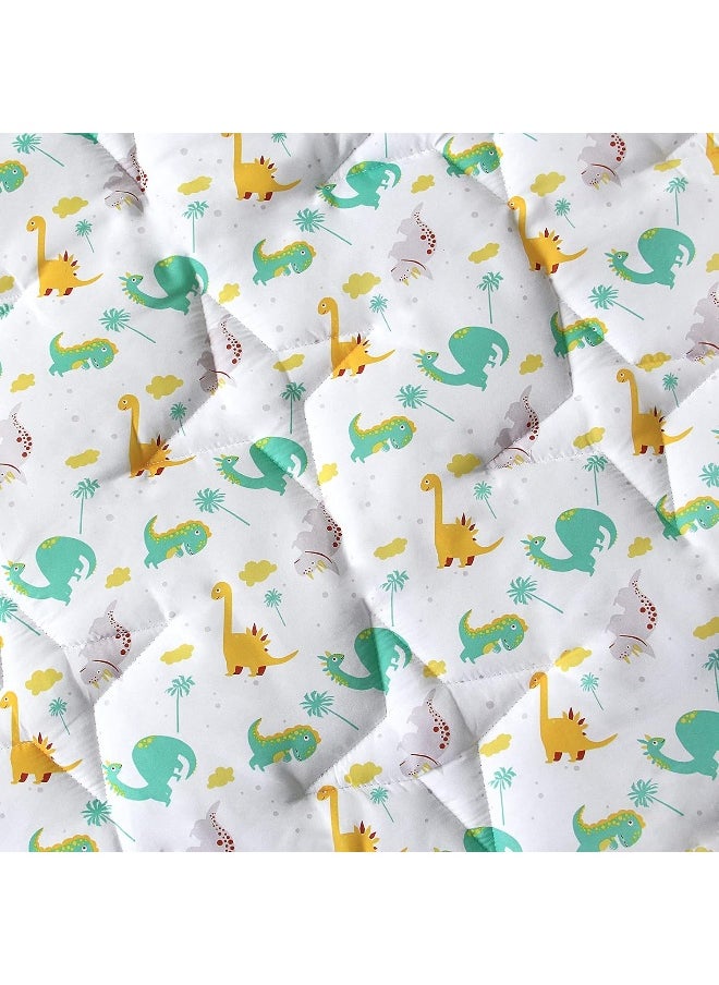 Moonsea Hexagon Playpen Mat - Dinosaur Print Baby Playmat for Kids Tent, Suitable for Regalo My Play Portable Play Yard Six Panel Playpen