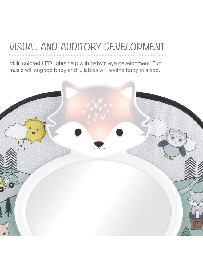The Peanutshell Musical Car Seat Mirror, Woodland Animals