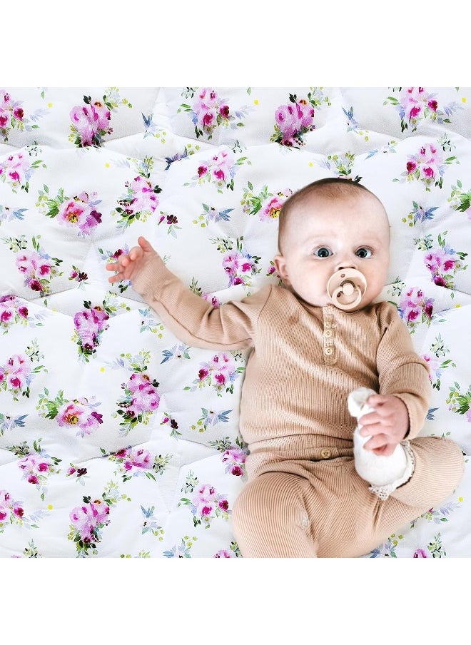 Moonsea Baby Playpen Mat 59x59 Inches, One-Piece Crawling Mat Non Slip Cushioned Baby Mats for Playing, Baby Playmat Floor Mat for Babies, Toddlers