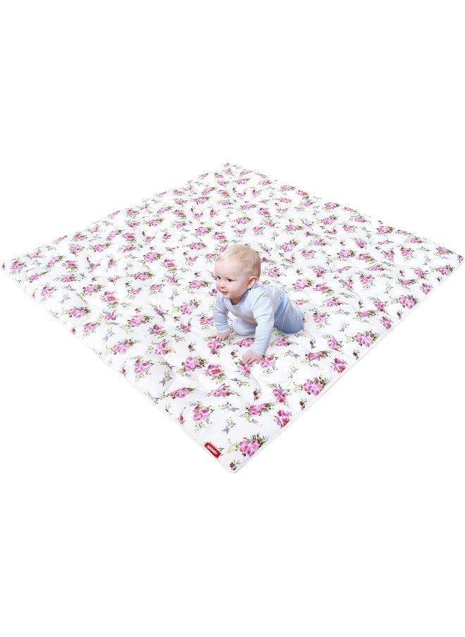Moonsea Baby Playpen Mat 59x59 Inches, One-Piece Crawling Mat Non Slip Cushioned Baby Mats for Playing, Baby Playmat Floor Mat for Babies, Toddlers