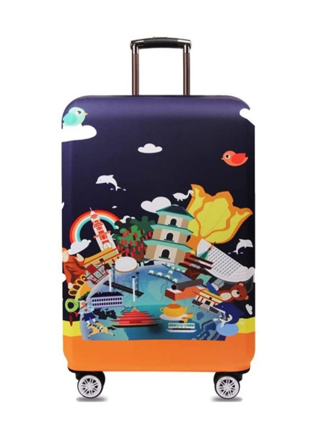 Thickened Spandex Travel Luggage Cover - Multicolor Suitcase Protector for 25-28