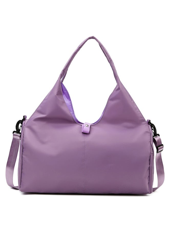 New Women's Oxford Fabric Shoulder Bag - Spacious Yoga Gym Tote