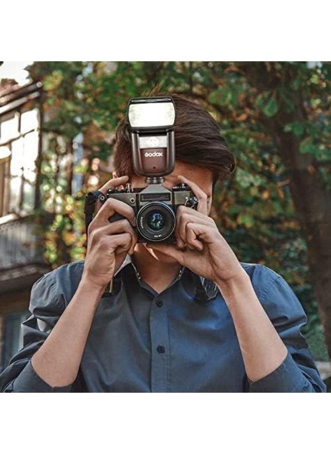 Godox V860III-S TTL Speedlight Flash for Sony – 2.4G HSS Camera Flash Light with Modeling Lamp, Fast Recycle, Li-ion Battery – Professional Godox Flash for Photography