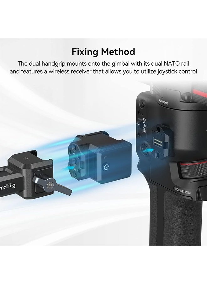 SmallRig Wireless Control Dual Handgrip for DJI RS2 RS3 pro