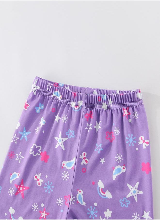 Rainbow Winged Unicorn Magic Glow Pajama Set