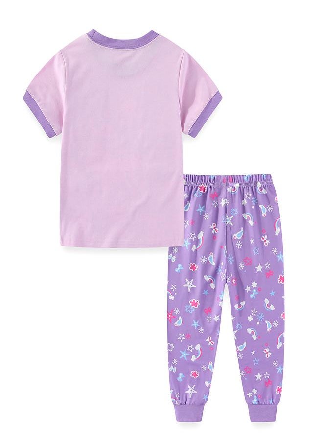 Rainbow Winged Unicorn Magic Glow Pajama Set