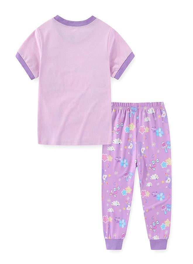 Unicorn Princess and Castle Sparkle Pajama Set