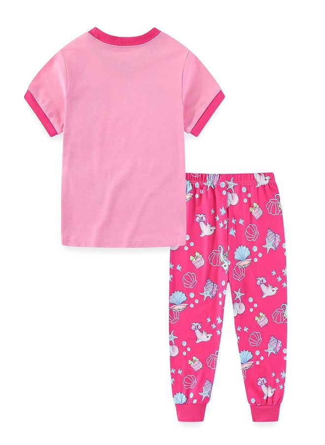 Mermaid Dreams with Dolphin Friends Pajama Set