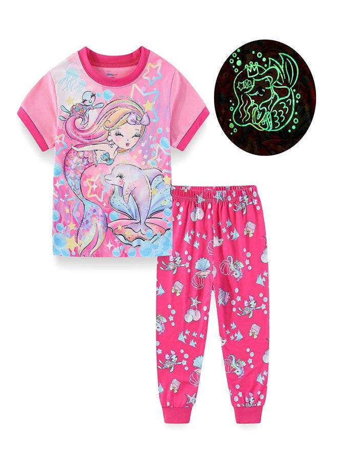 Mermaid Dreams with Dolphin Friends Pajama Set